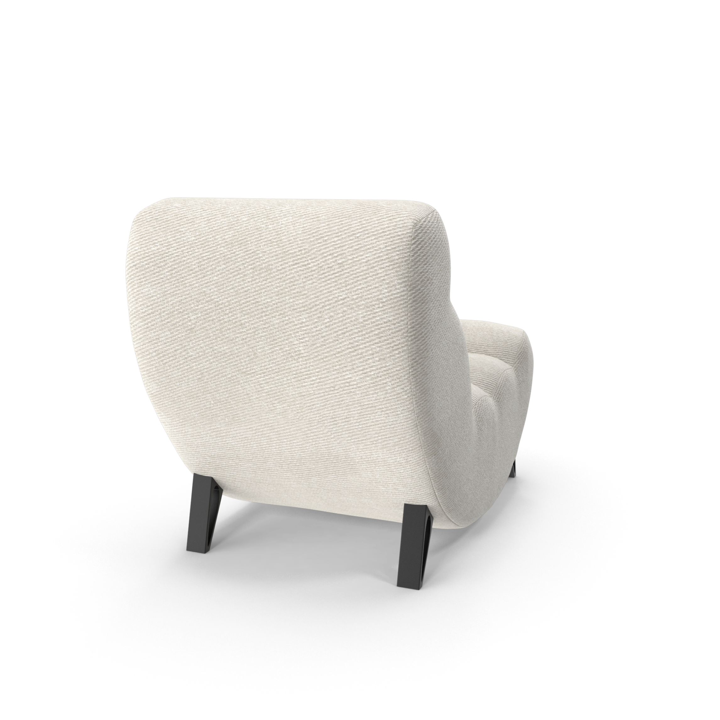 Plush White Chair