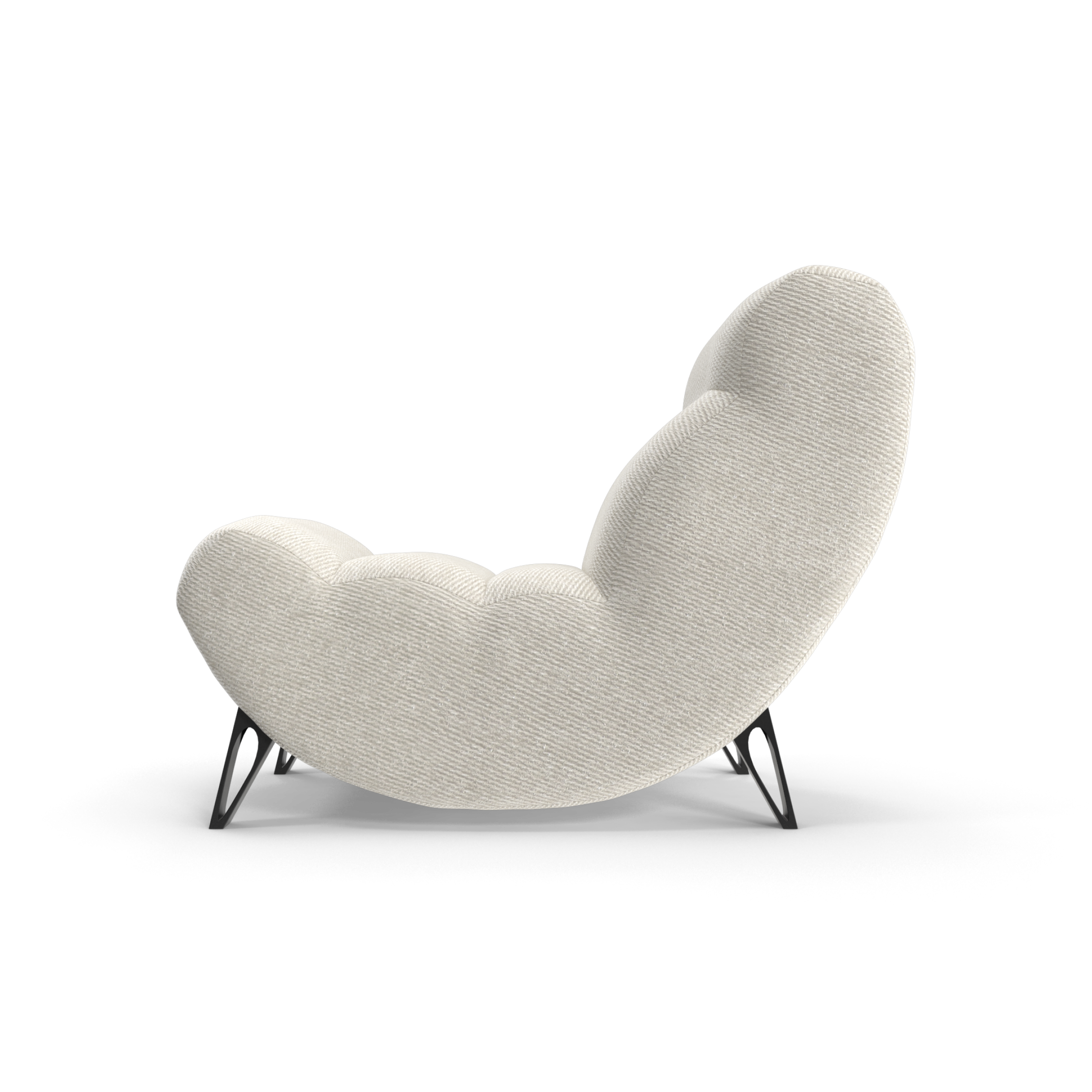 Plush White Chair