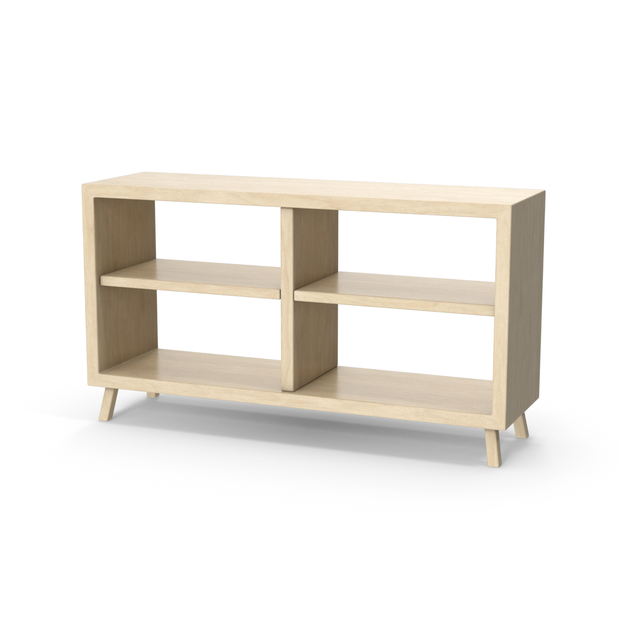 Wooden quad-Shelf